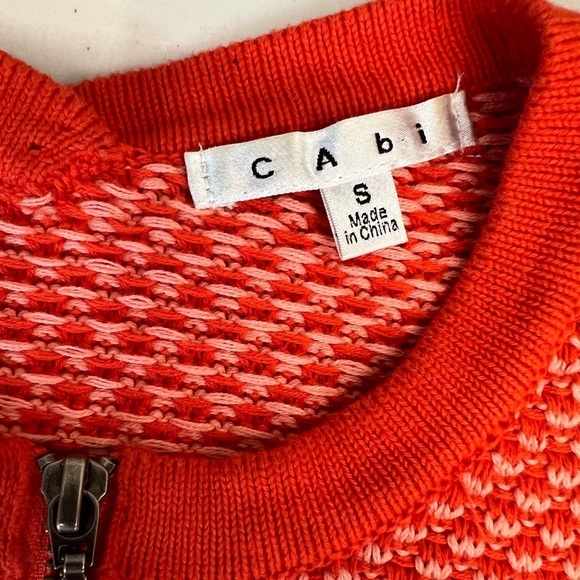Cabi Cocoon Zip Front Cardigan Sweater Size S - Picture 4 of 10